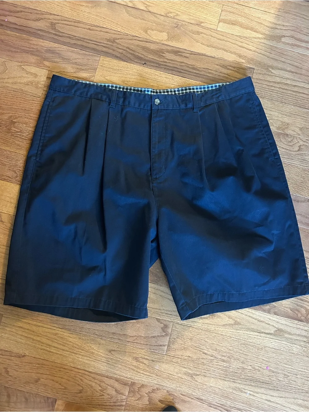 Men's Flat Front Navy Shorts - Classic Summer Staple